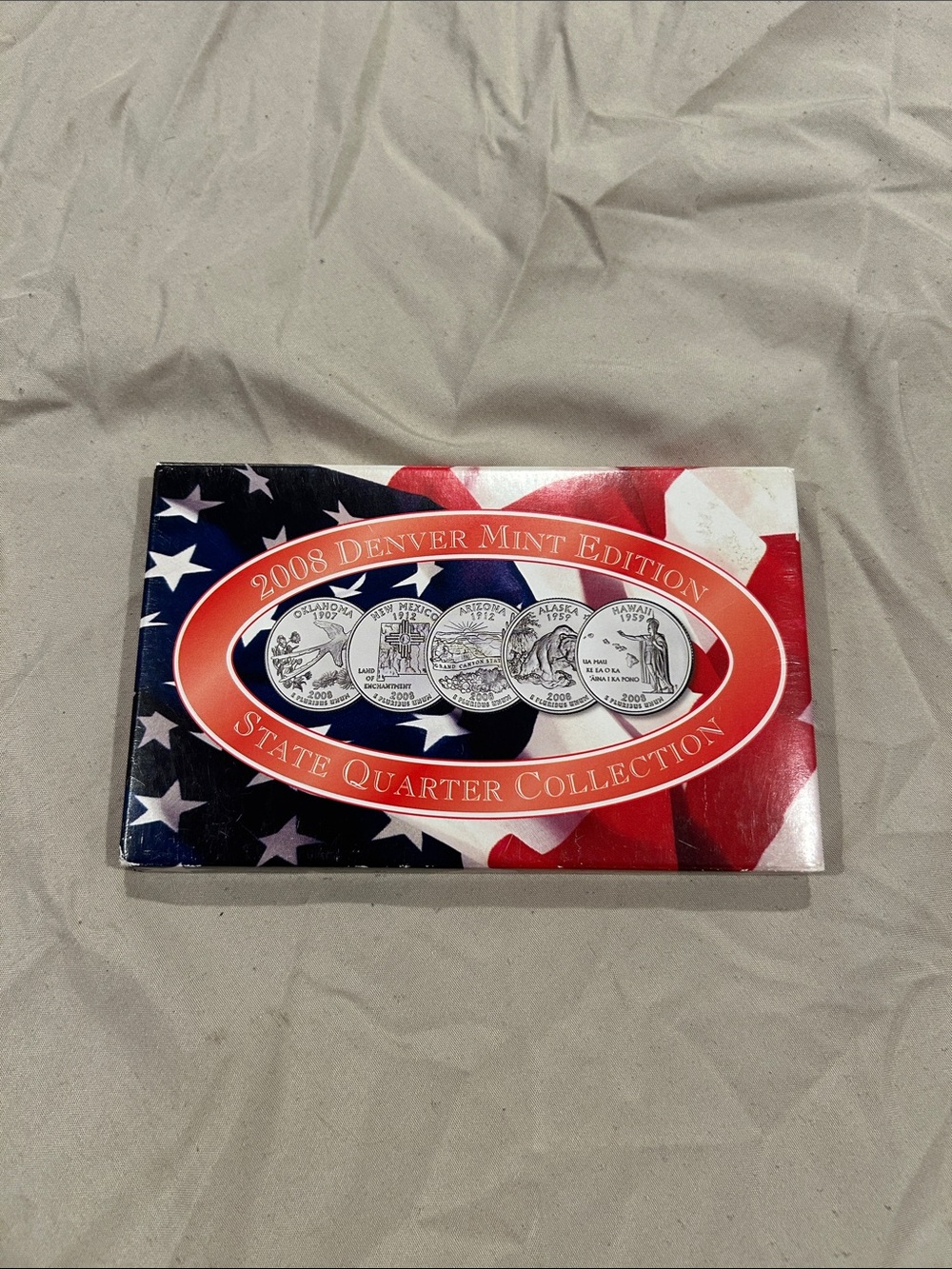 2008 Denver Mint Edition State Quarter Collection - Red, White & Blue